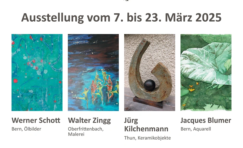 Ausstellung W. Schott, W. Zingg, J. Kilchenman, J. Blumer ${singleEventLocation} Billets