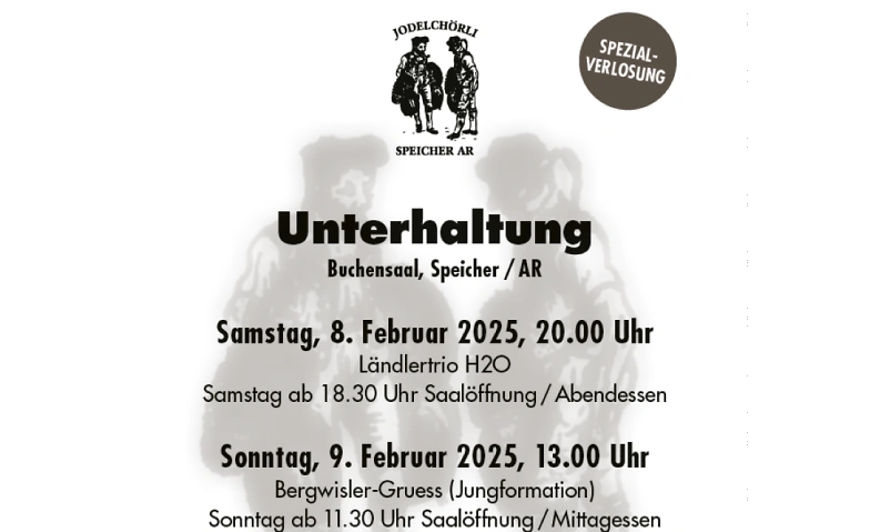 Event-Image for 'Unterhaltung Jodelchörli Speicher'