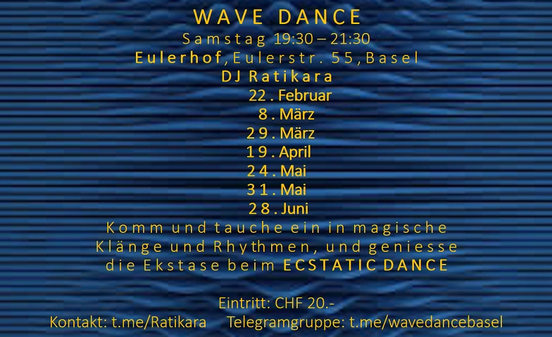 Wave Dance - Ecstatic Dance Tickets