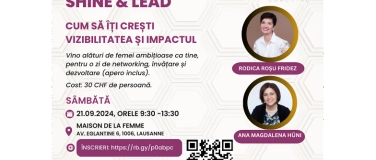 Event-Image for 'SHINE & LEAD: Cum să îți Crești Vizibilitatea  și Impactul'