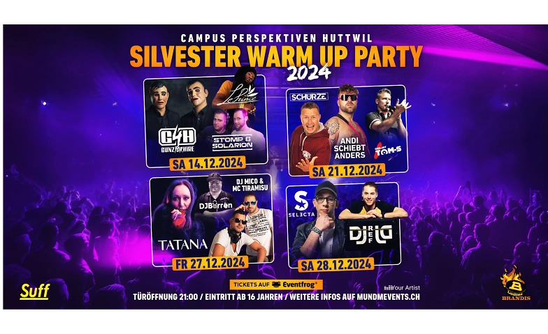 Silvester warm up Party 2024 ${singleEventLocation} Billets