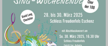 Event-Image for 'Sing-Wochenende auf Schloss Freudenfels mit David Lang'