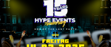 Event-Image for '15 YEARS HYPE EVENTS! (Ü16)'