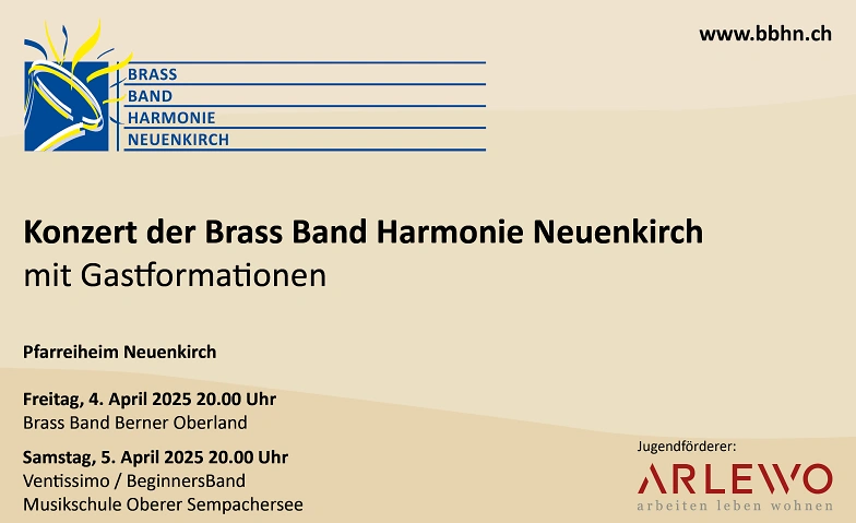 Event-Image for 'Jahreskonzert der Brass Band Harmonie Neuenkirch'