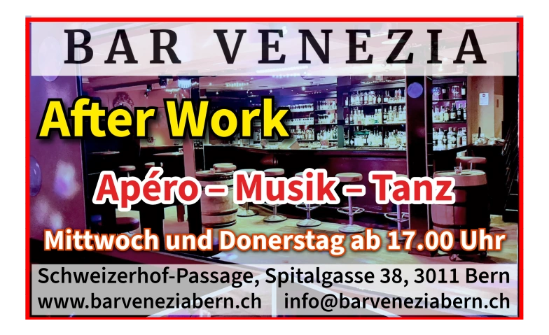 Event-Image for 'After Work – Apéro, Musik und Tanz'