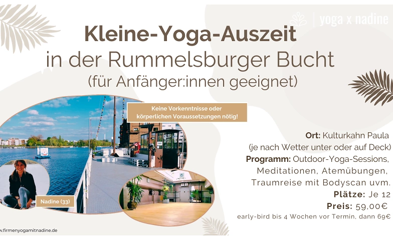 Event-Image for '4-stündige Yoga-Auszeit für Einsteiger in der Rummelsbucht'