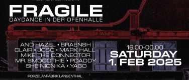 Event-Image for 'FRAGILE - Daydance in der Ofenhalle'