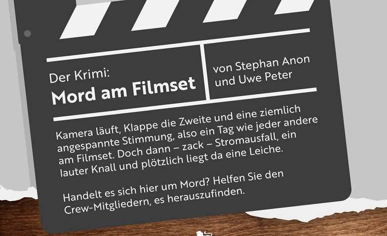 Krimi-Theater &quot;Mord am Filmset&quot; ${singleEventLocation} Billets