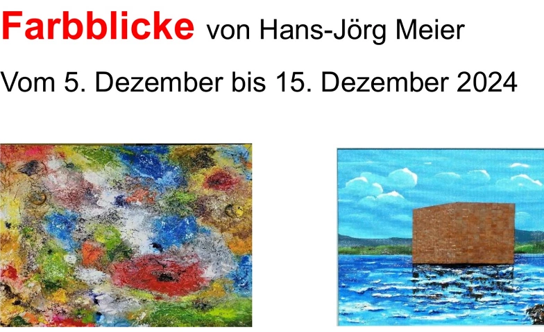 Event-Image for 'Farbblicke von Hansjörg Meier'