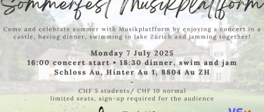 Event-Image for 'Sommerfest Musikplattform Schloss Au'