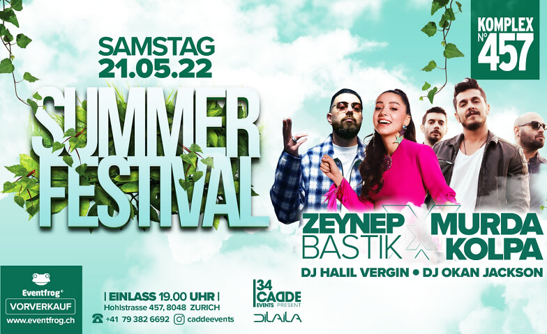 Summer Festival 2022 Komplex 457, Zürich Tickets