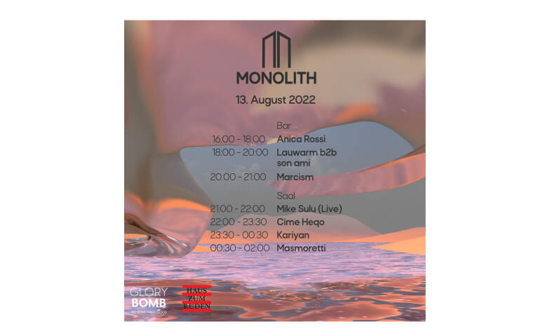 Monolith-Rave @ Zunfthaus Rüden - DIE EXKLUSIVE PARTY Haus zum Rüden, Limmatquai 42, 8001 Zürich Tickets
