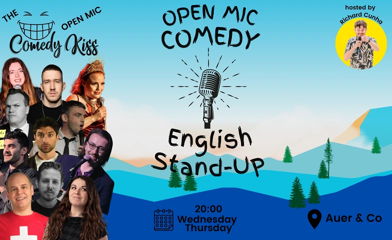 Wednesday Comedy Kiss Open Mic, Zurich ${singleEventLocation} Billets